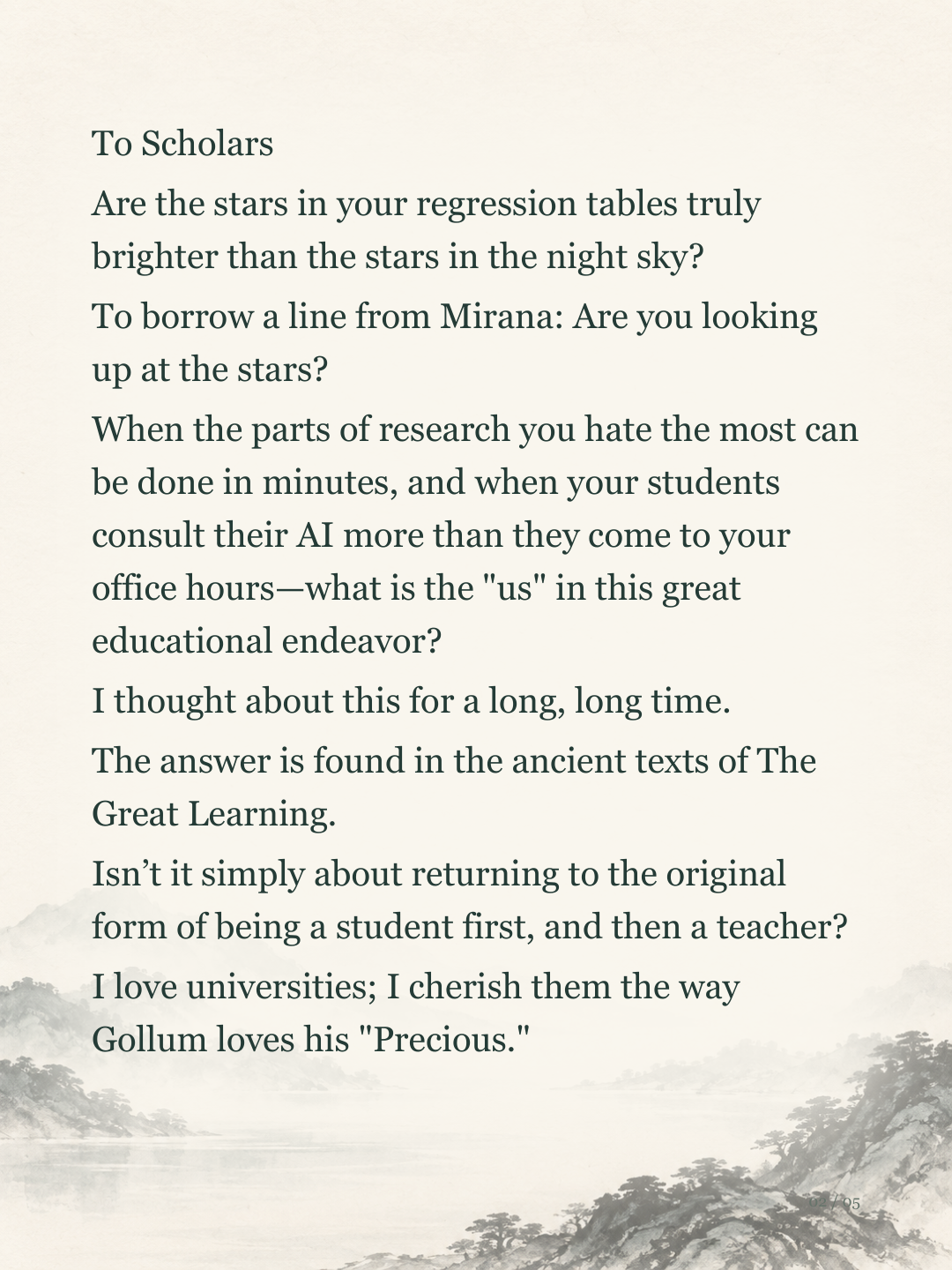 Illustrated page 2: To Scholars