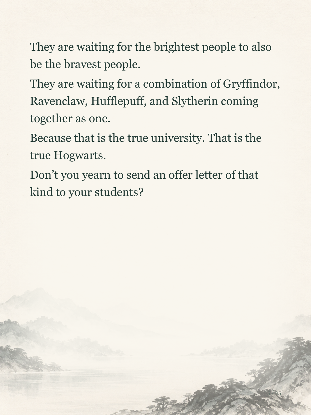 Illustrated page 5: To Scholars